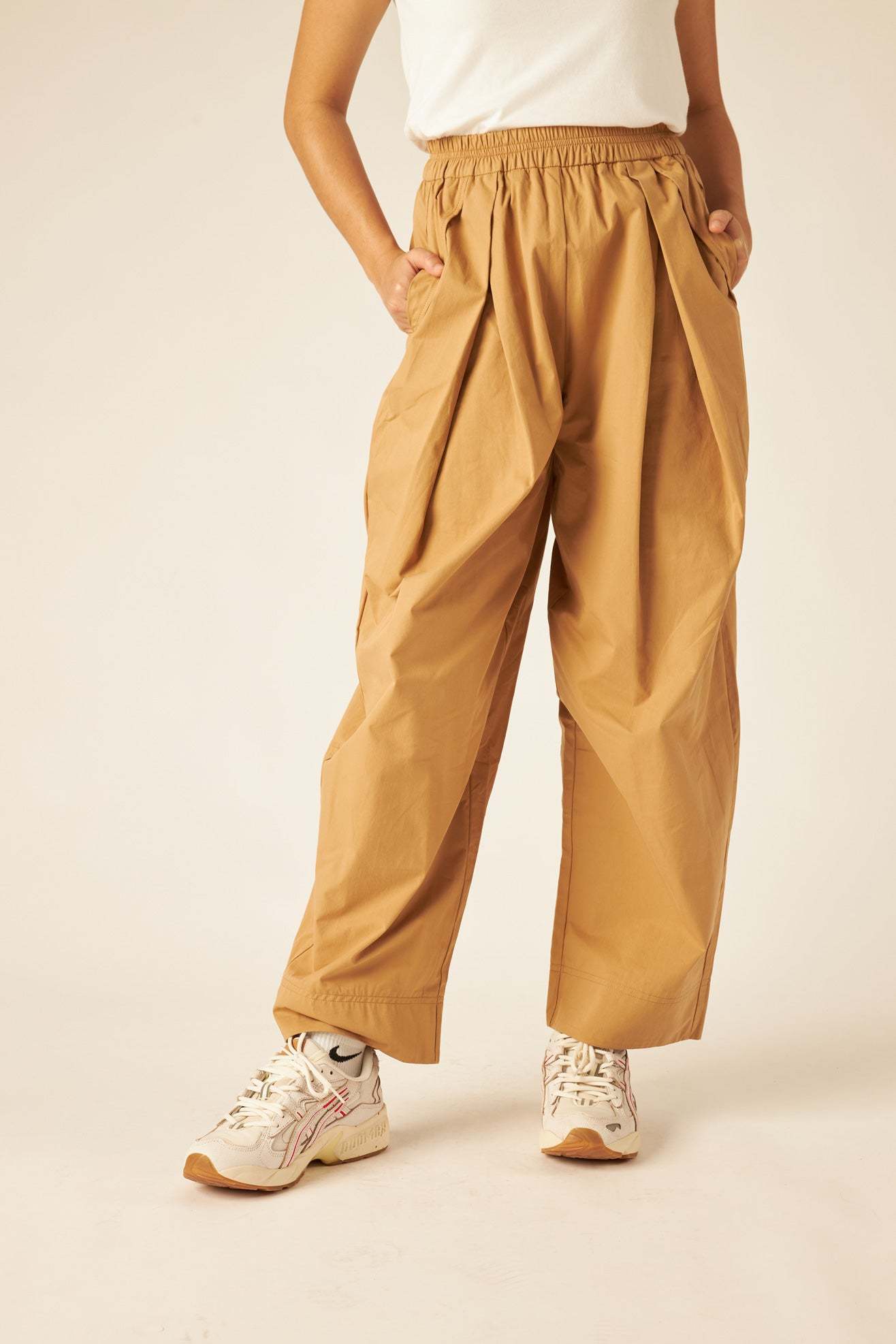 Khaki Baggy Trousers