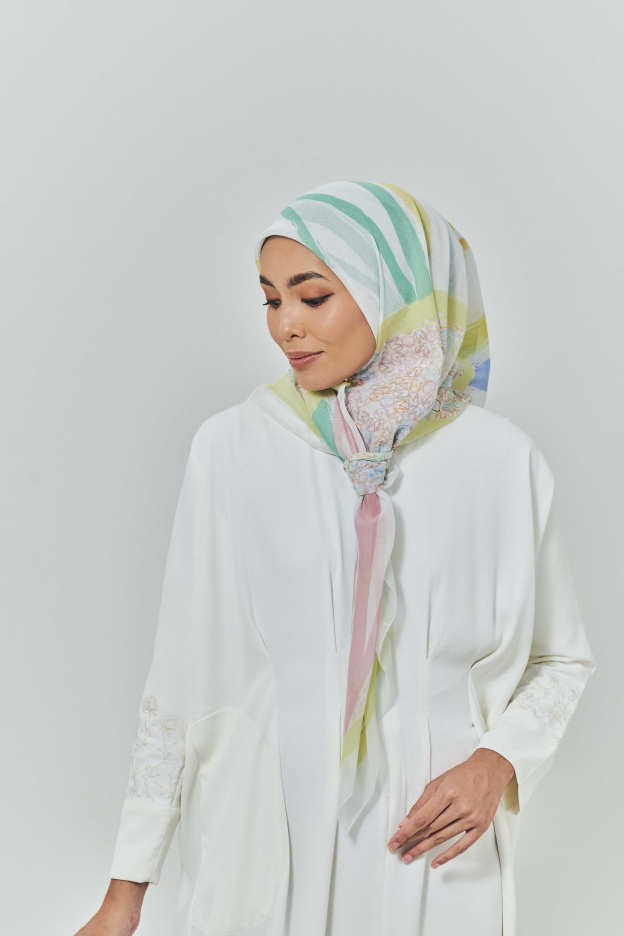 Maeve Yellow Voile Scarf