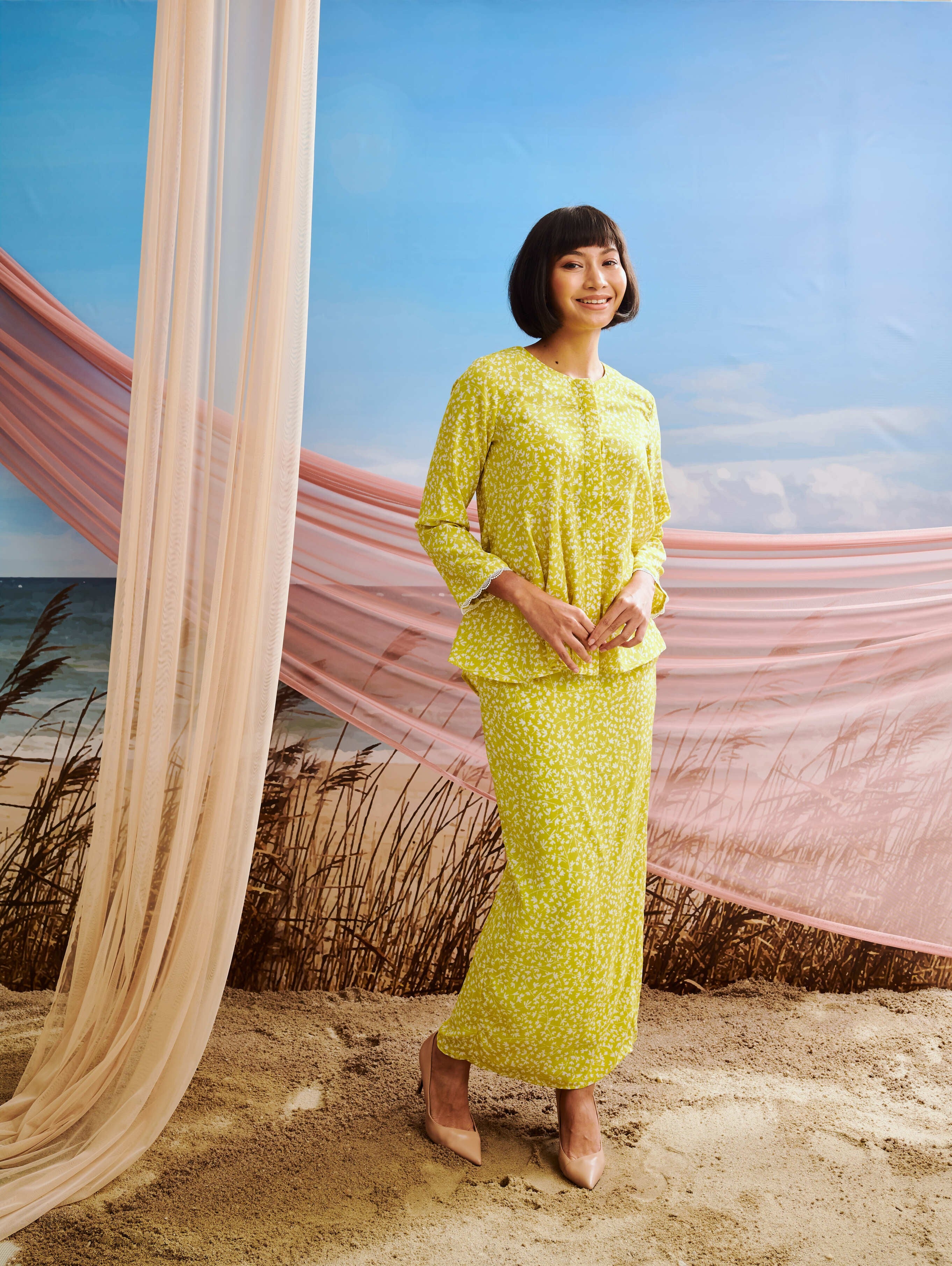 Dinda Flare Baju Kurung Set