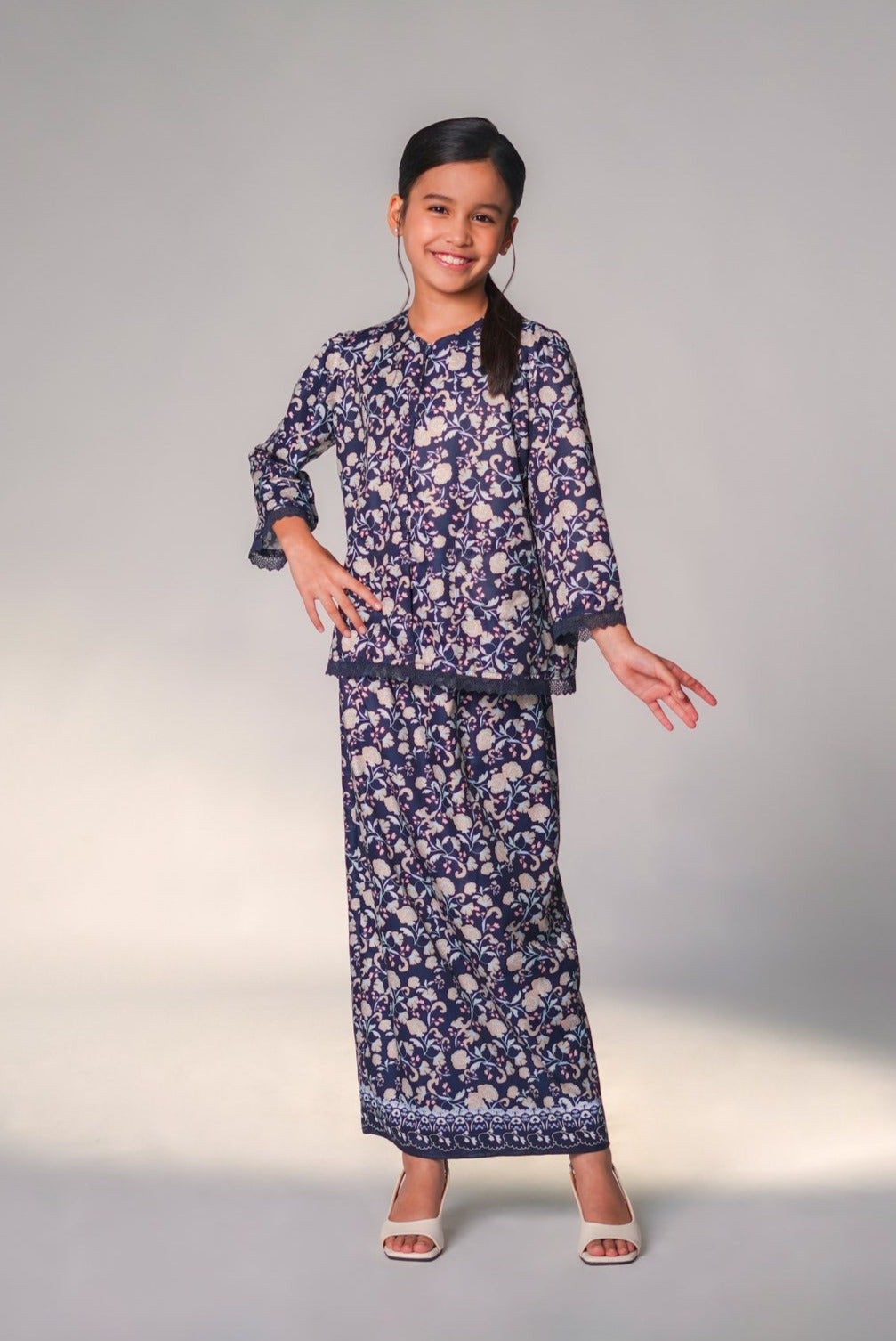 Navy Mini Bayang Set