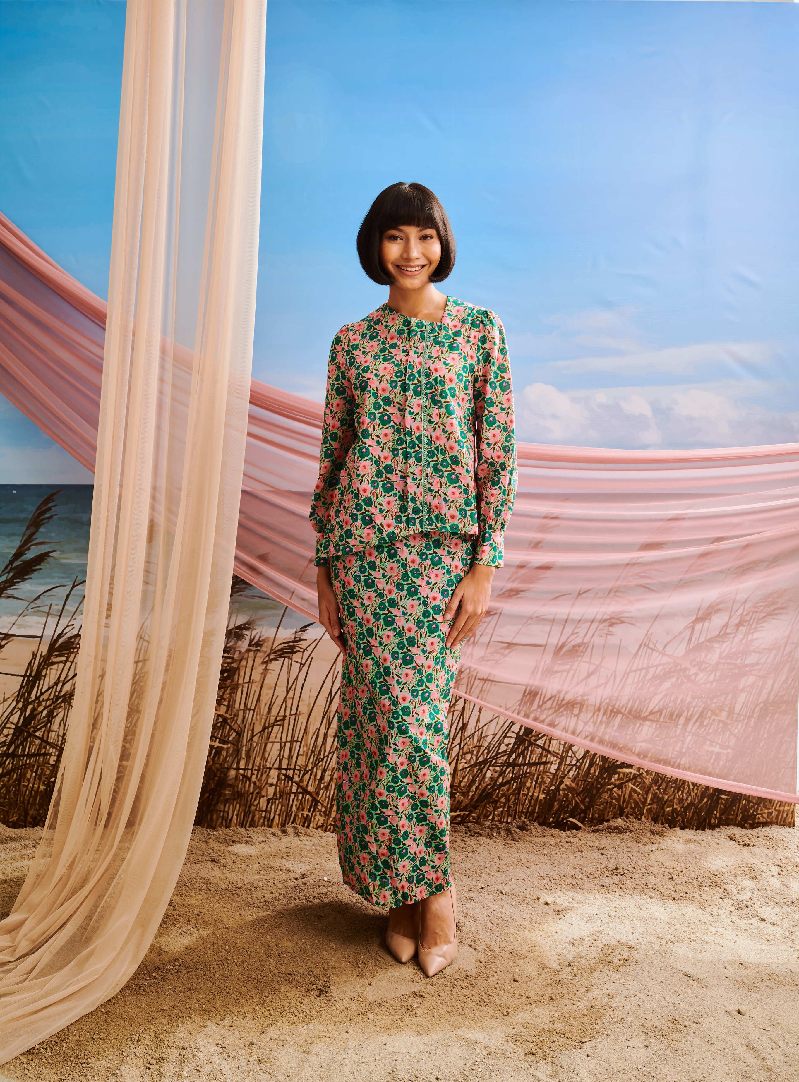 Nilam Biased Baju Kurung Set