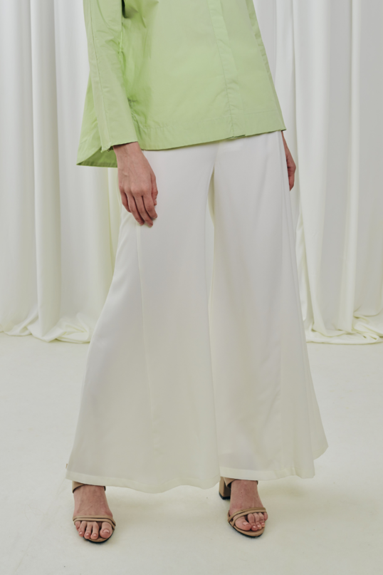 White Wide Leg Pants