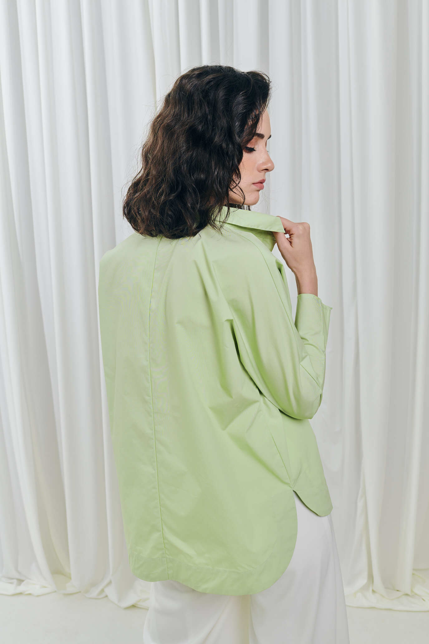 Mint Green Hi Low Shirt