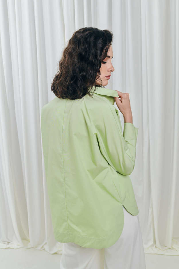 Mint Green Hi Low Shirt