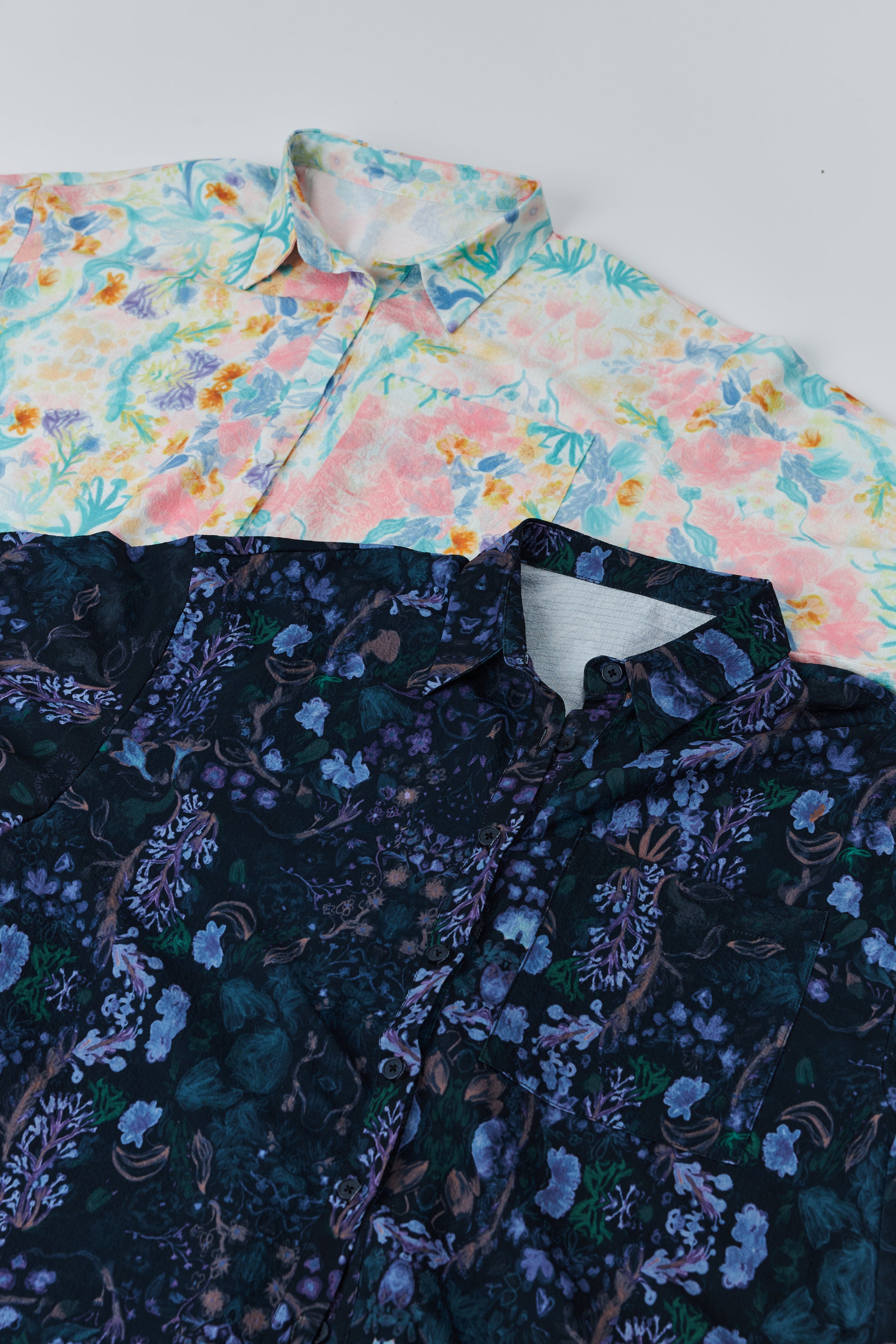 Esme White Printed Shirt with Long Sleeve