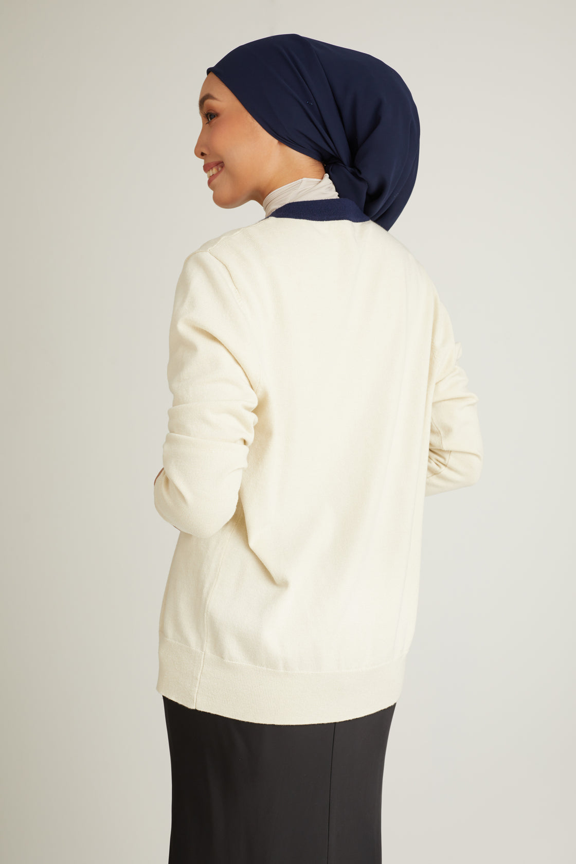 Chéri Ivory Wool Cardigan for Women