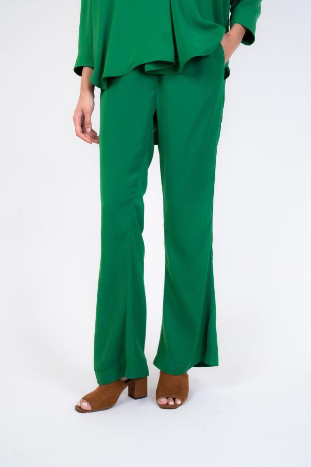 Kiko Green Flare Pants - Mimpikita