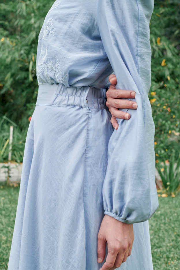 Asha Sky Blue Skirt