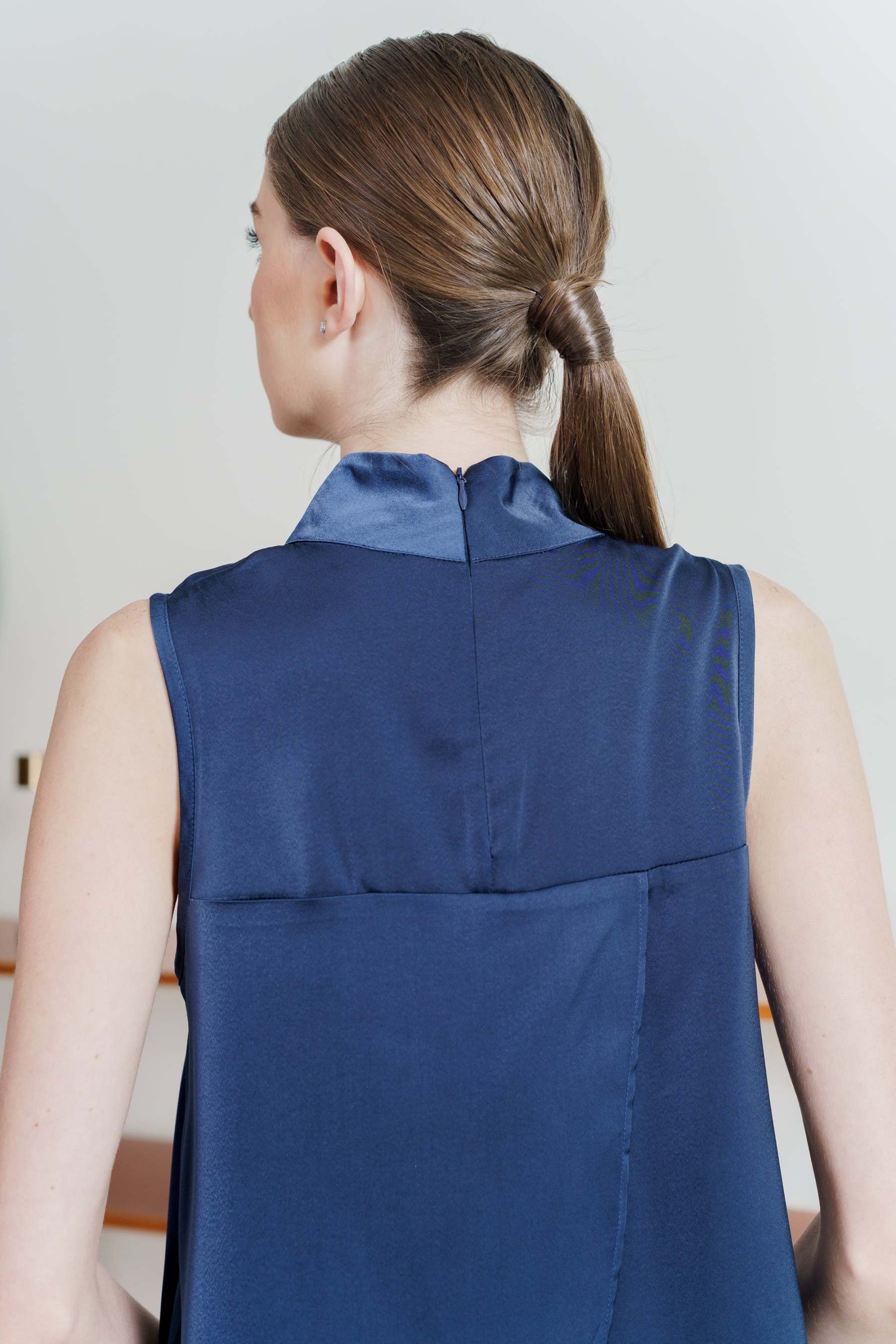 M.KITA Sleeveless Inner Top For Ladies - Navy