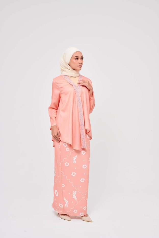 Seri Salmon Wrap Kurung - Mimpikita