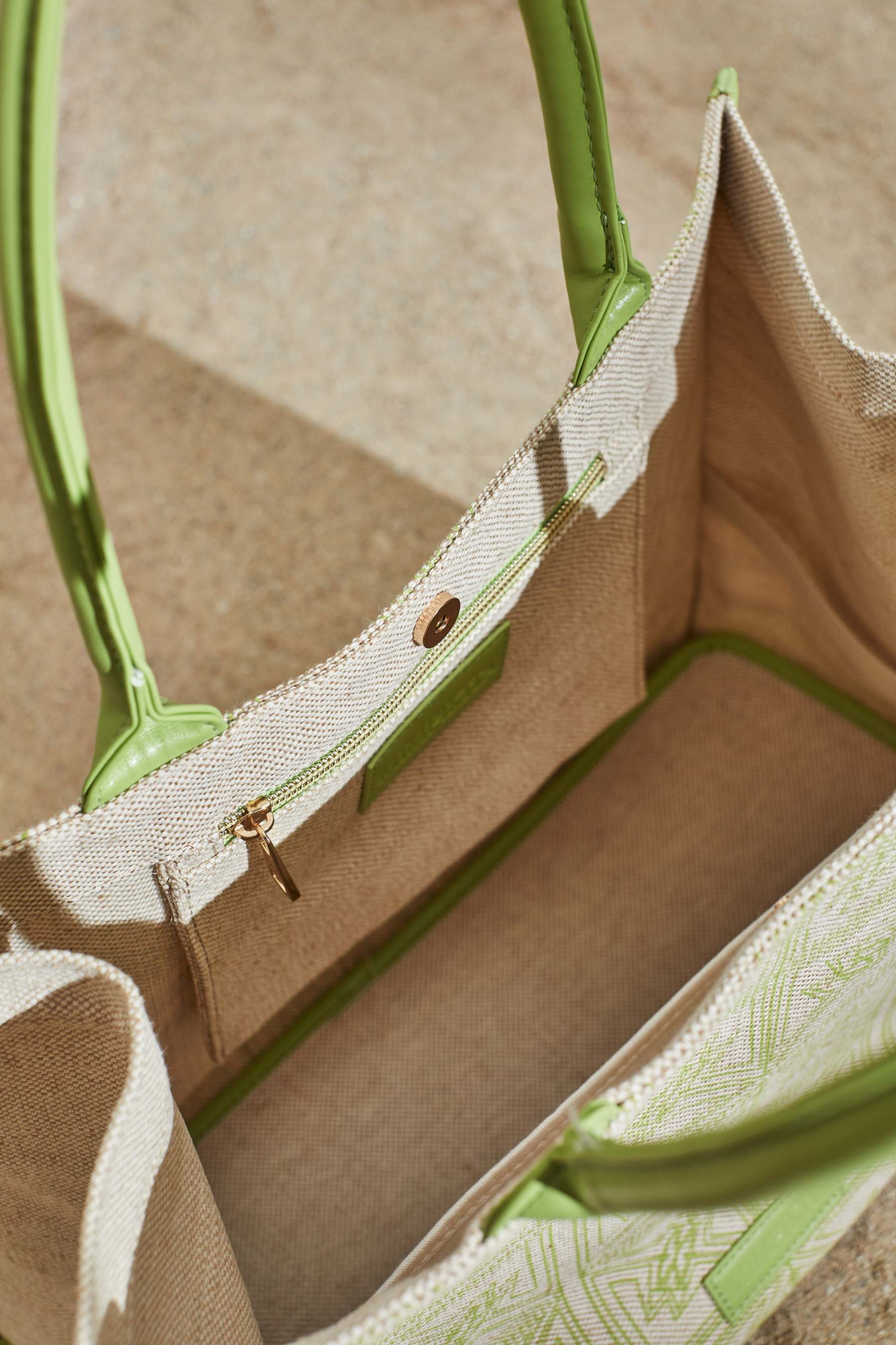 Carried Away Lime Tote Bag for Women