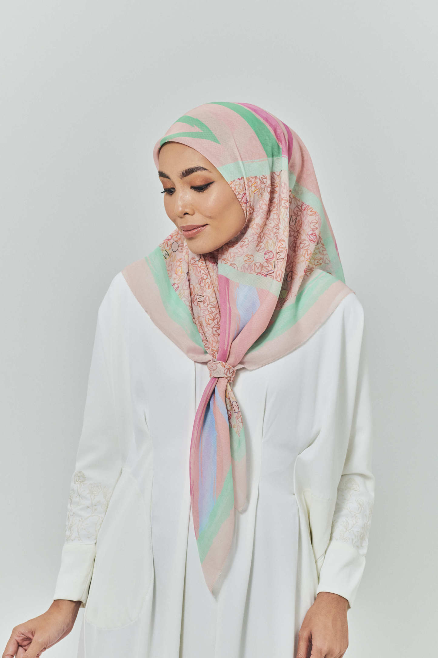 Maeve Pink Voile Scarf