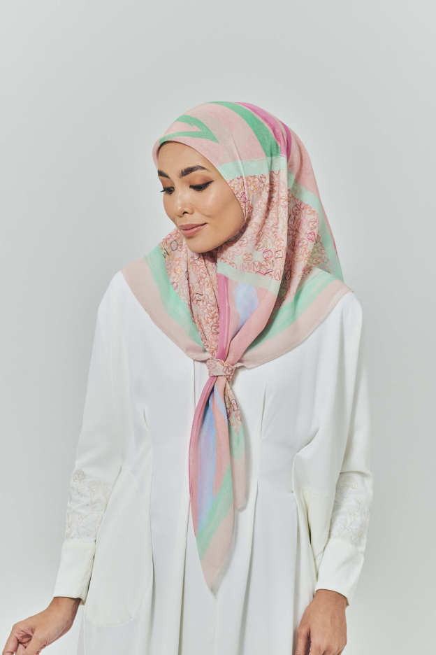 Maeve Pink Voile Scarf
