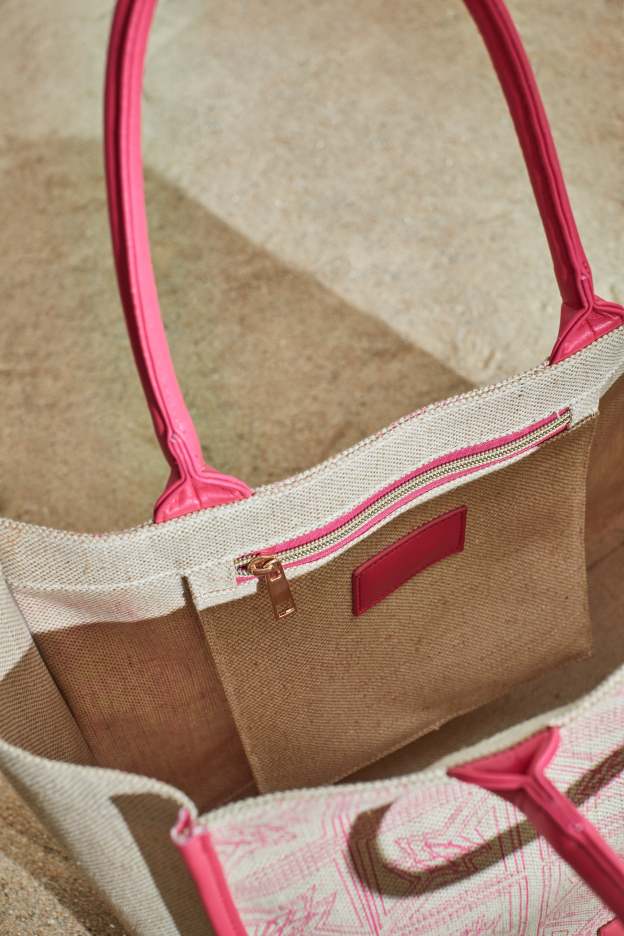 Carried Away Pink Tote Bag for Women