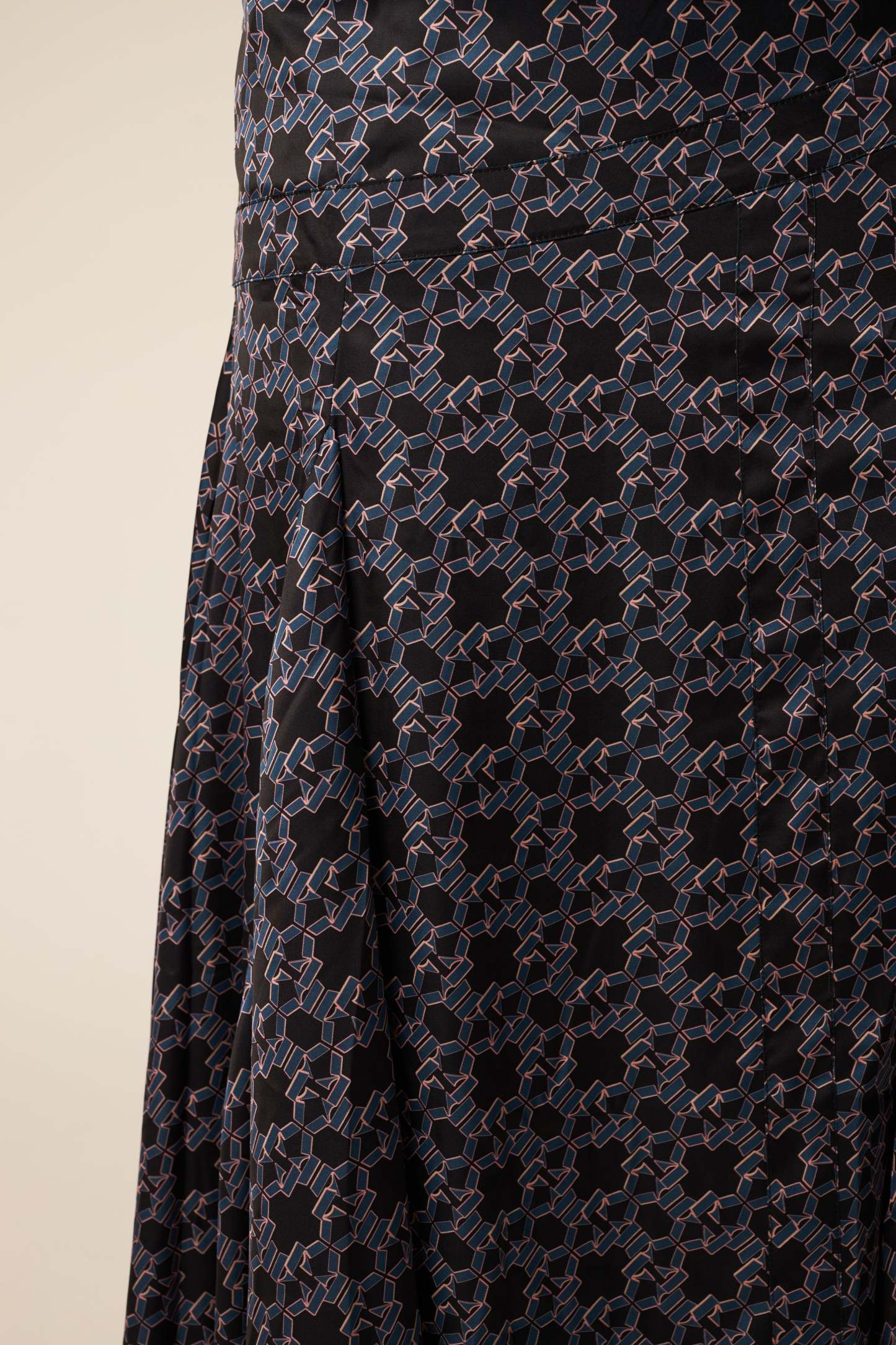 Serena Black Asymmetrical Skirt
