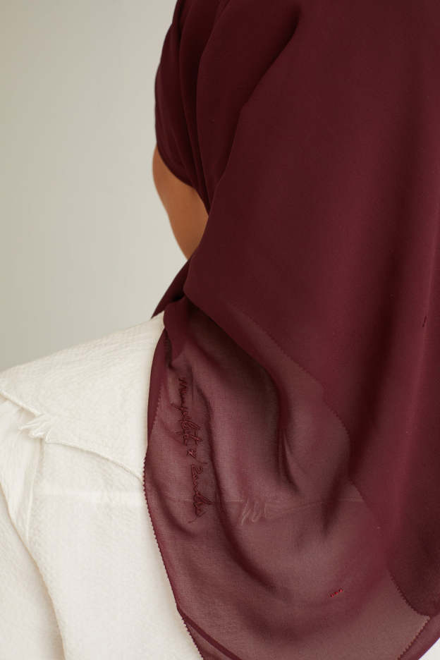 Clara Plum Head Scarf 