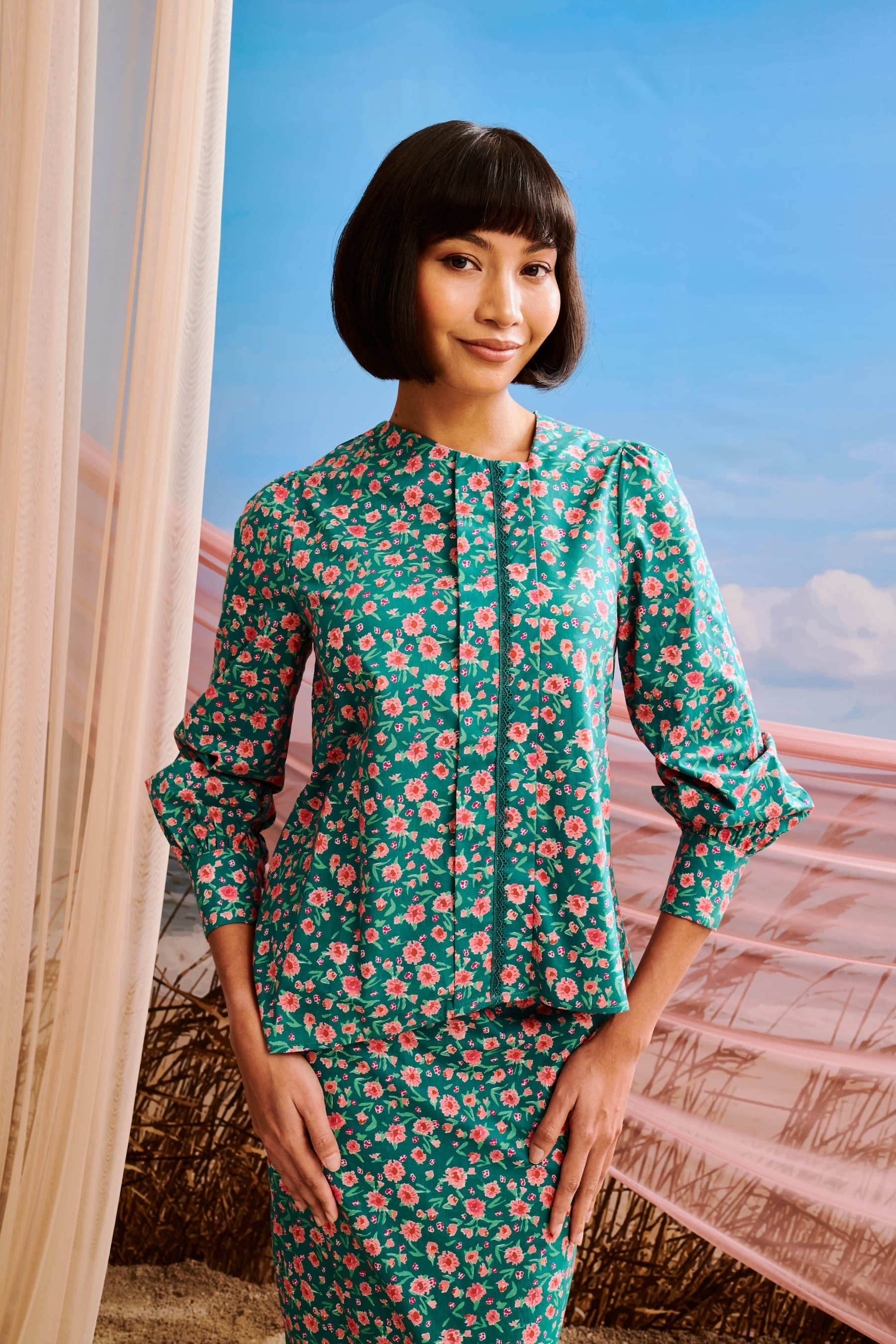 Ayu Biased Baju Kurung Online