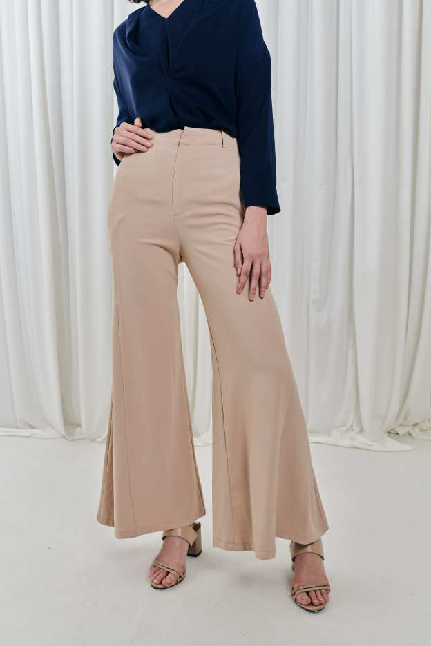 Nude Wide Leg Pants 