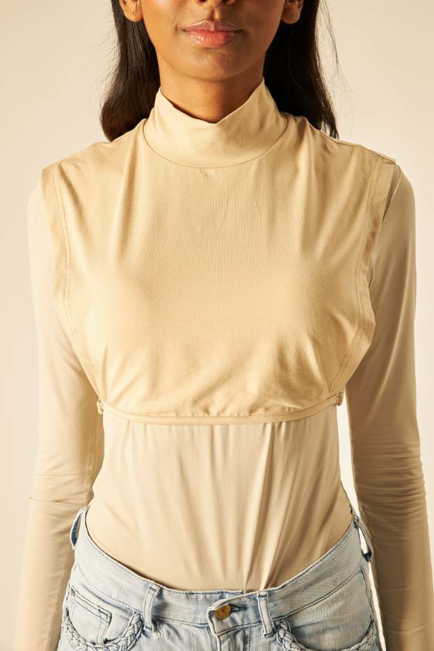 Nude Bib High Neck Inner