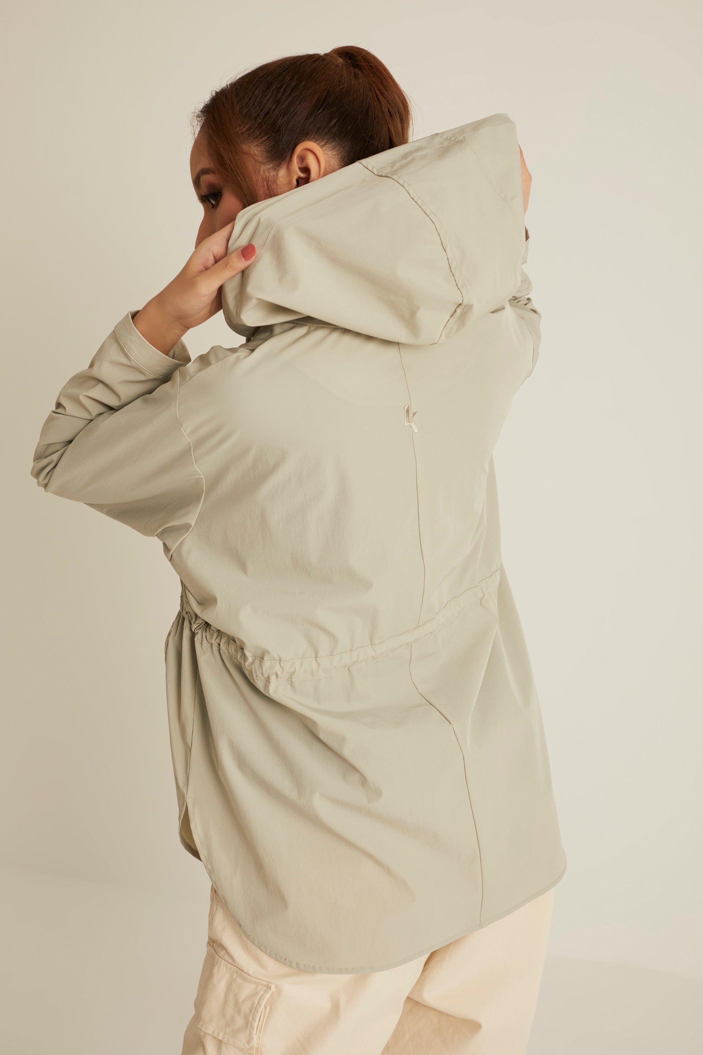 Dusty Green Parka Jacket