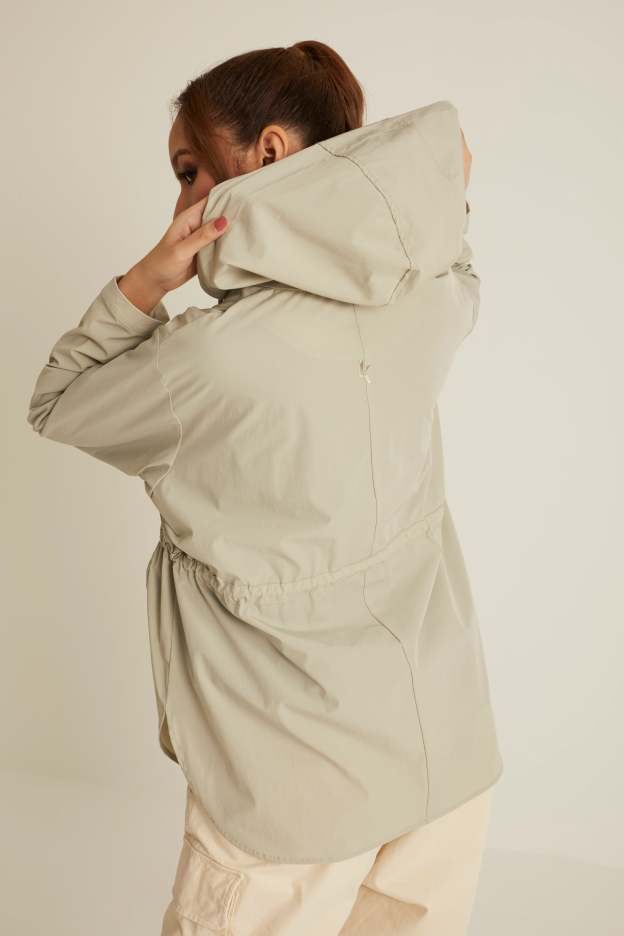 Dusty Green Parka Jacket