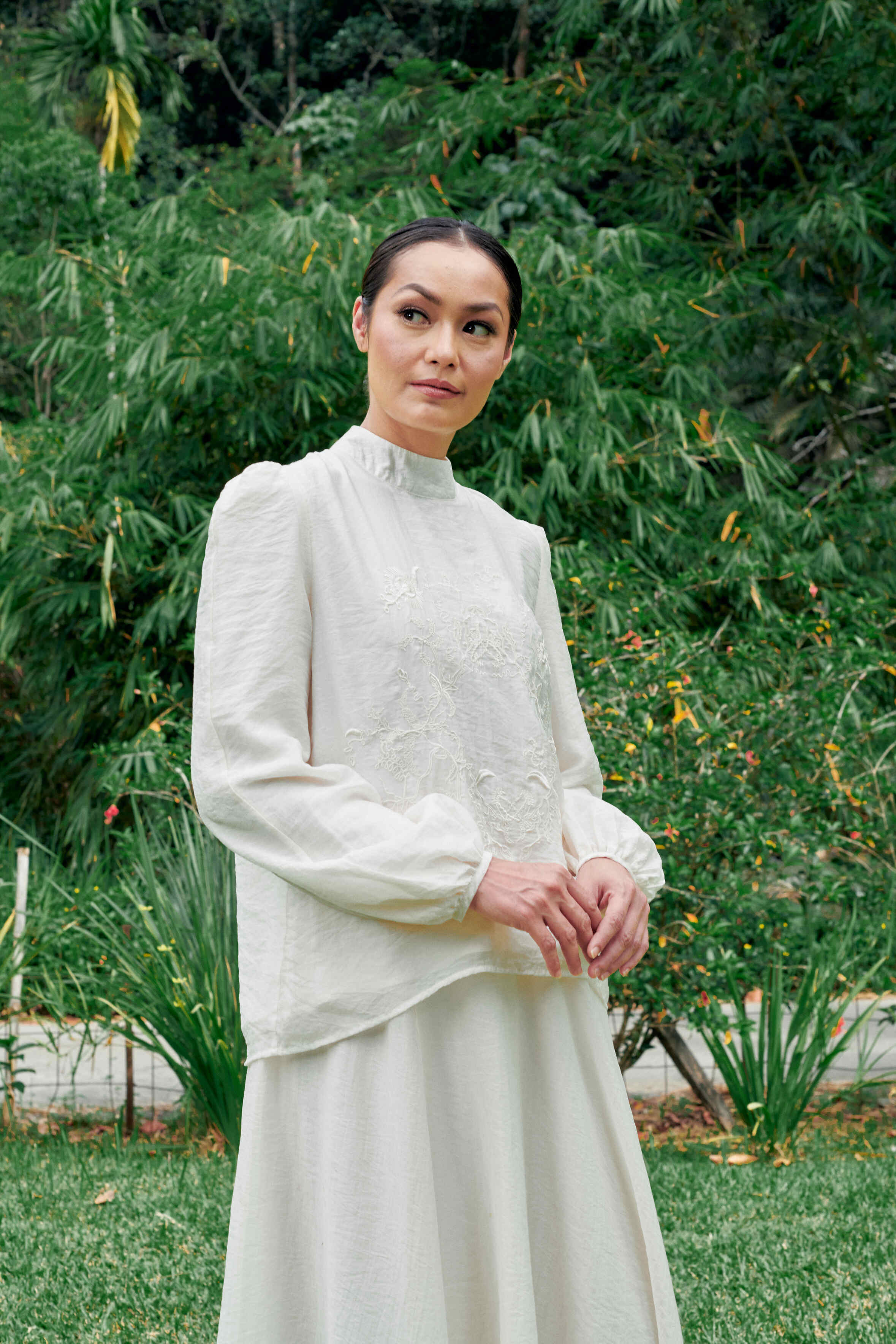 Asha Cream Nude Top for Women