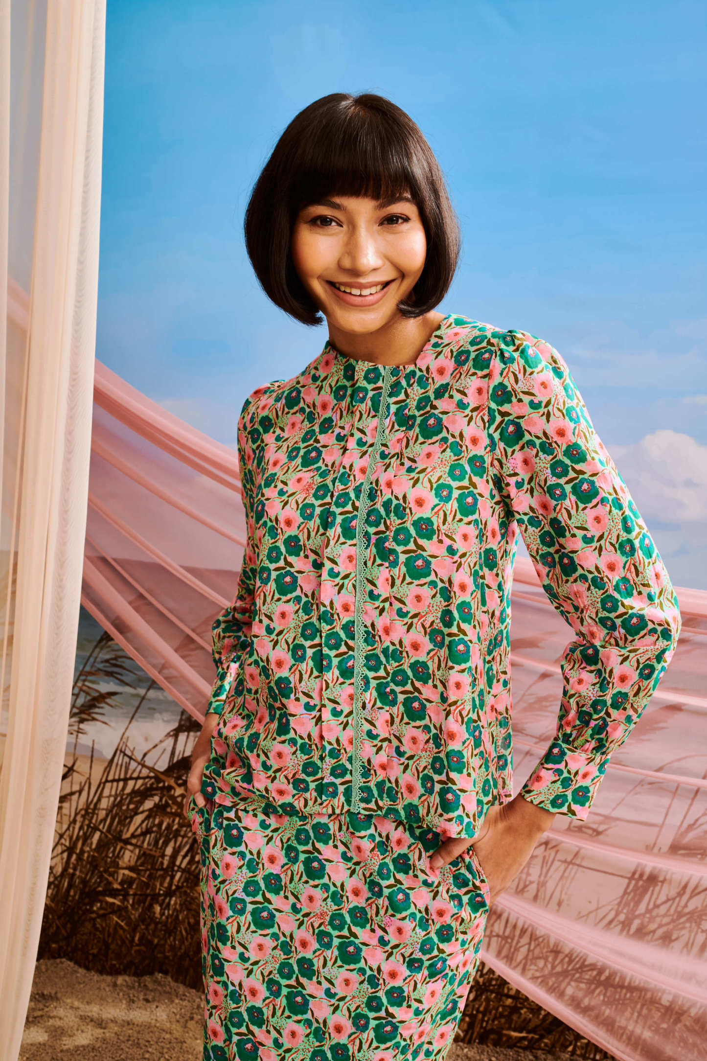 Nilam Biased Baju Kurung Set