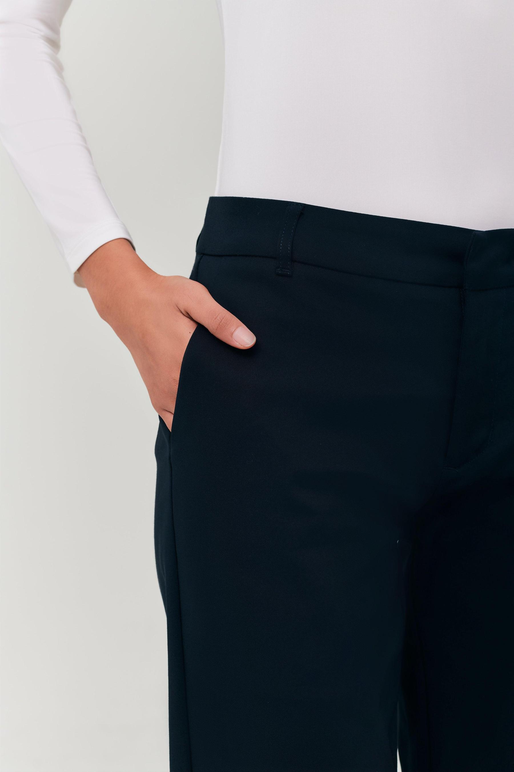 Navy Chino Trousers - Mimpikita