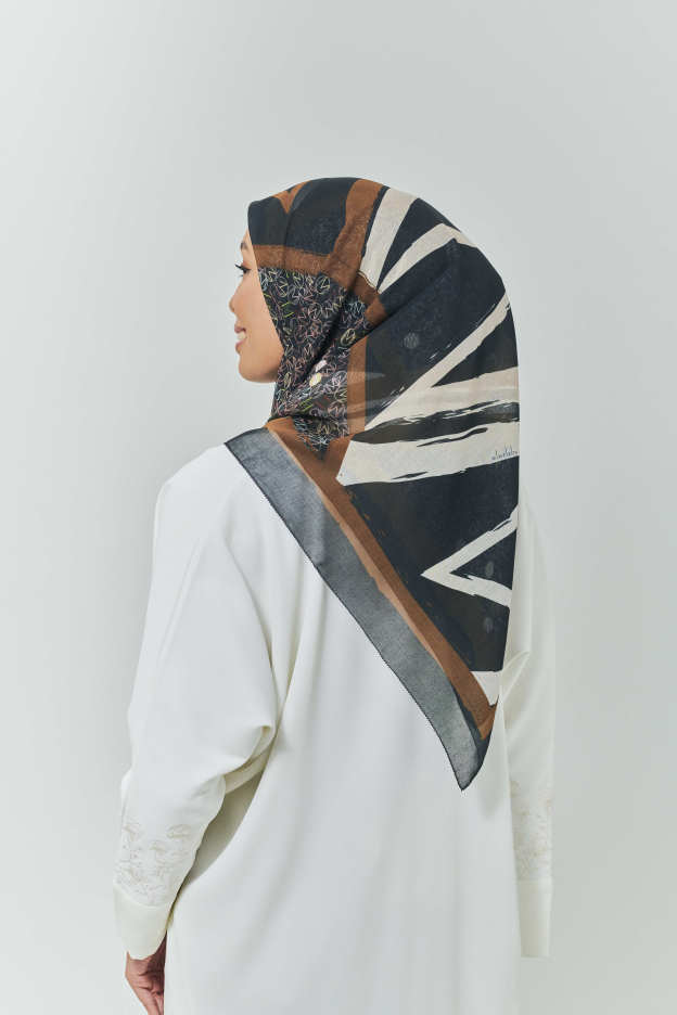 Maeve Black Voile Scarf