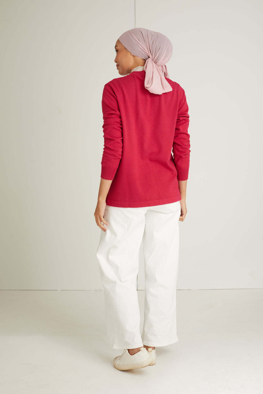 Chéri Fuchsia Wool Cardigan for Women
