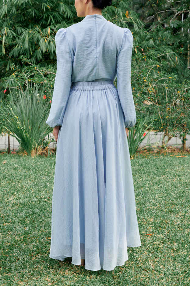 Asha Sky Blue Skirt