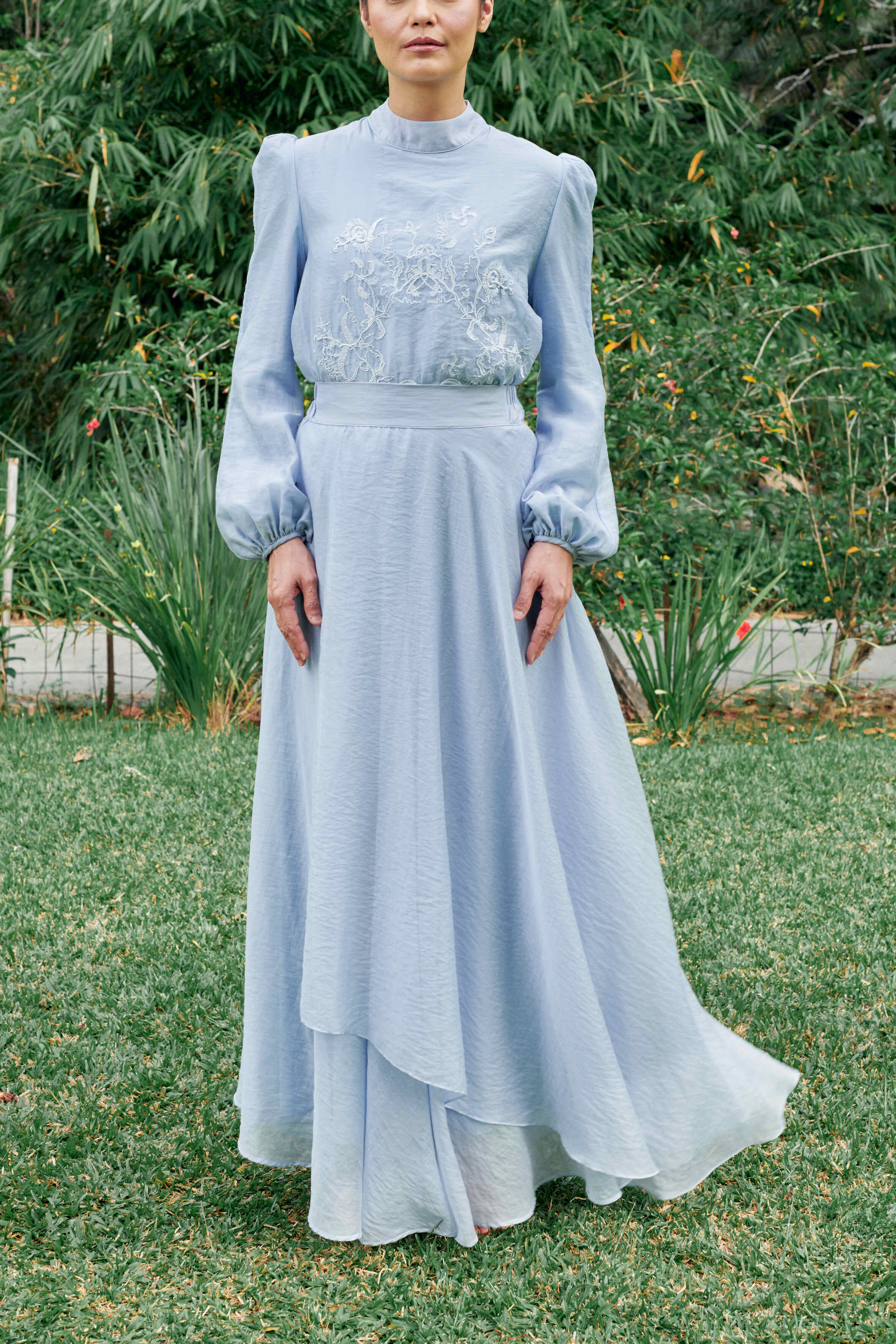 Asha Sky Blue Skirt