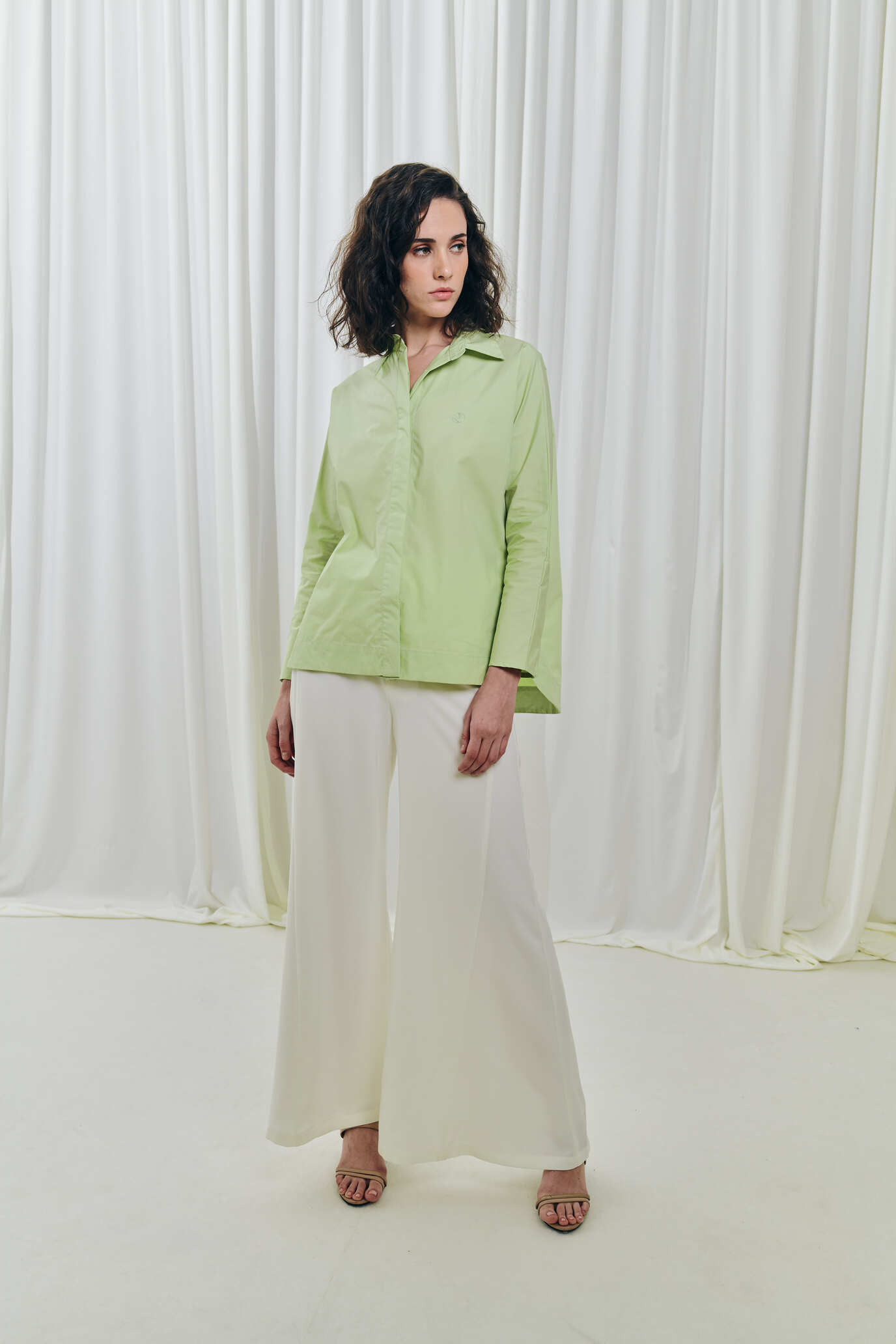 Mint Green Hi Low Shirt