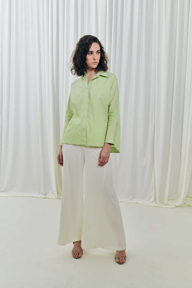 Mint Green Hi Low Shirt