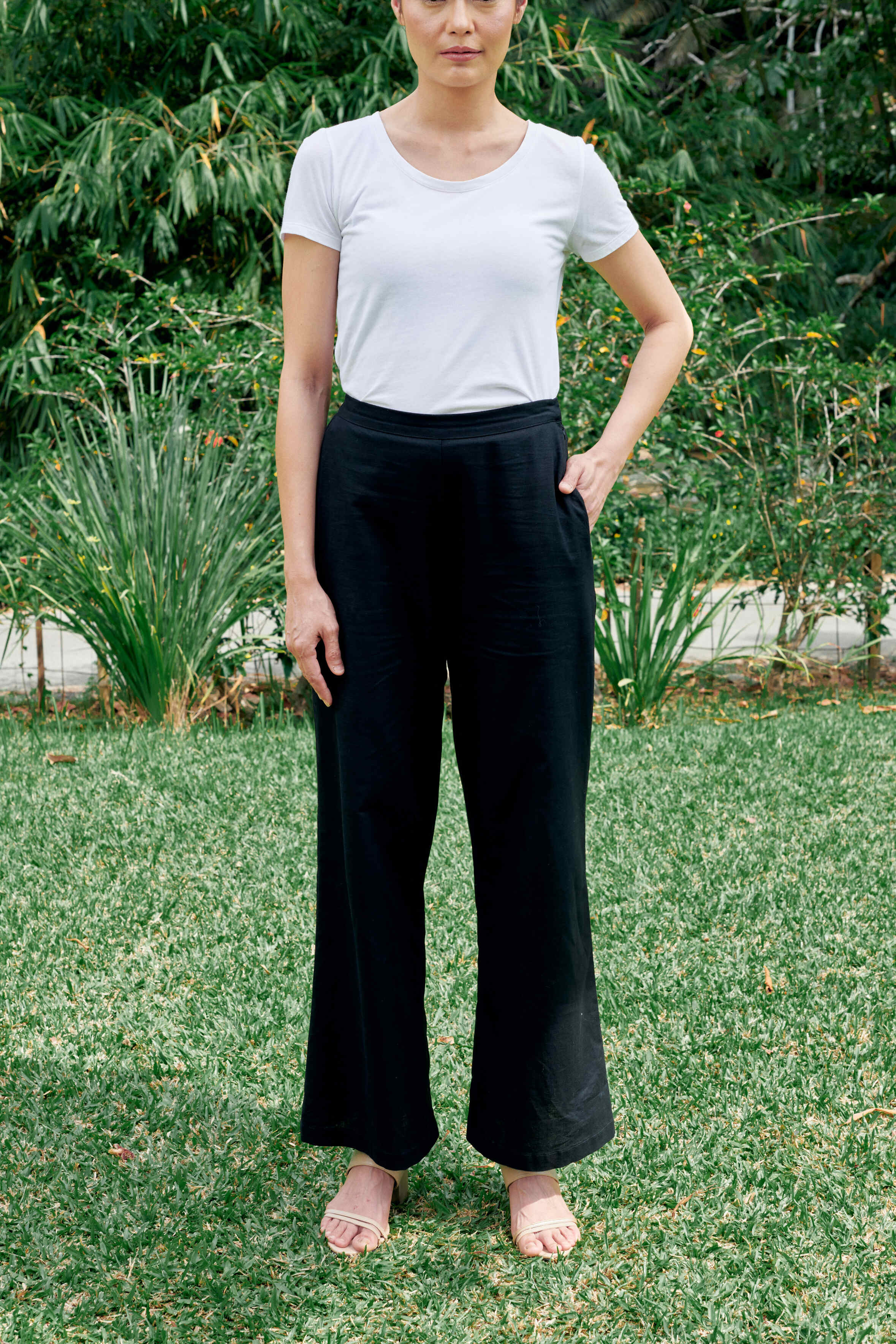 Shea Black Linen Pants