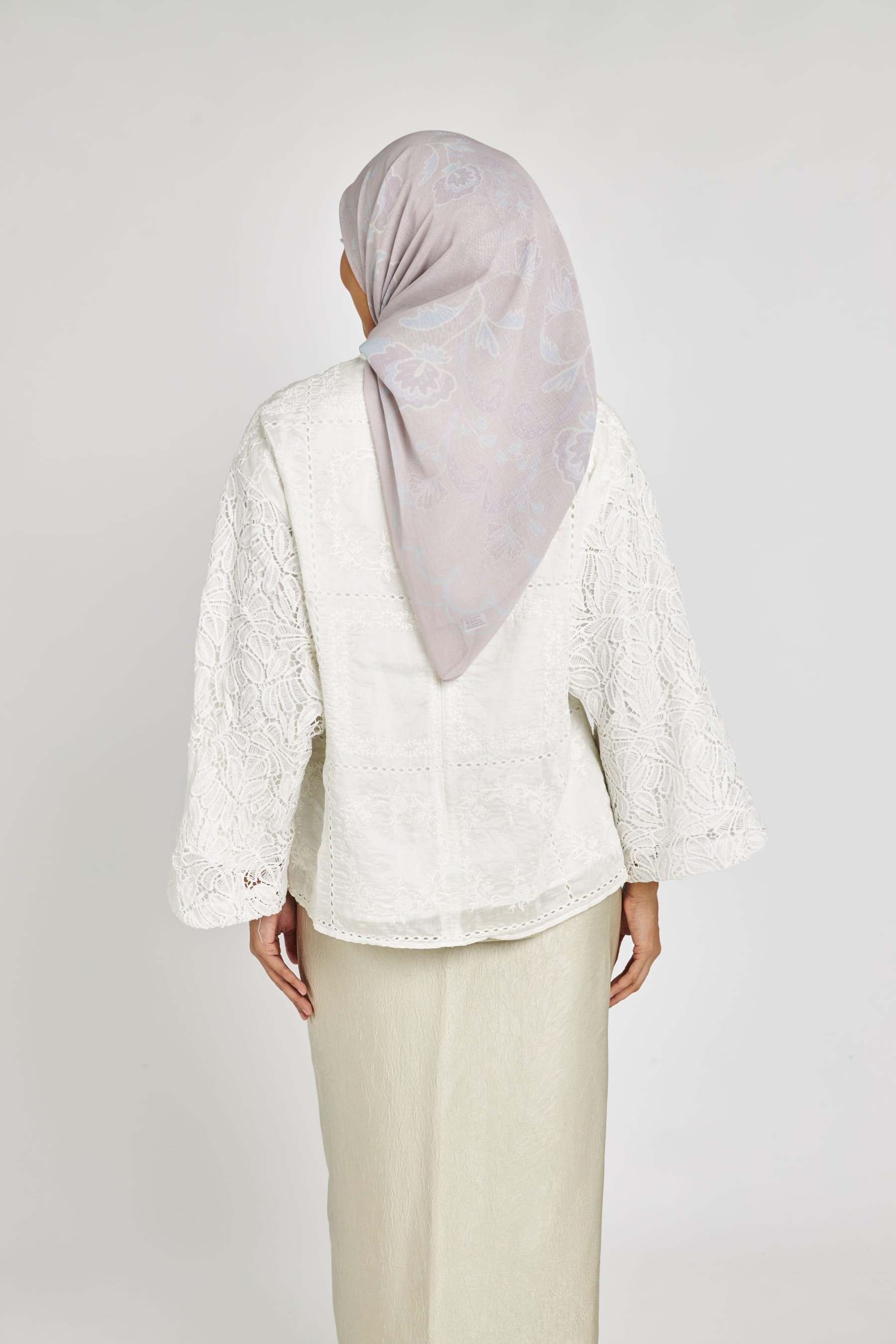 Kusuma Nude Square Scarf