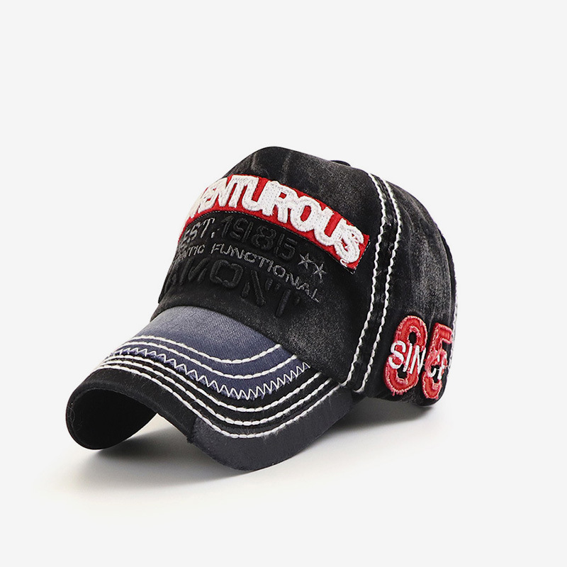 高頂純棉刺繡款棒球帽防曬透氣夏季必備男女同款-uolomall