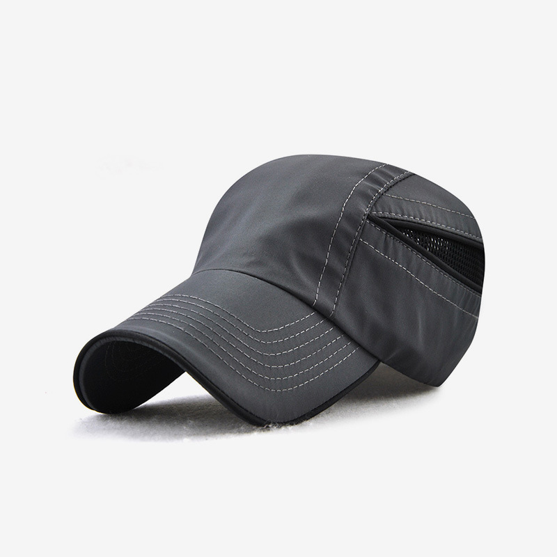 夏季登山徒步戶外防嗮拼接網透氣運動棒球帽