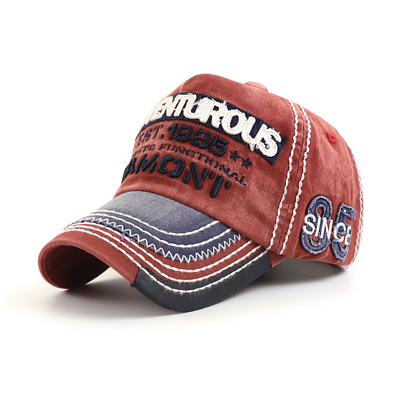 高頂純棉刺繡款棒球帽防曬透氣夏季必備男女同款-uolomall