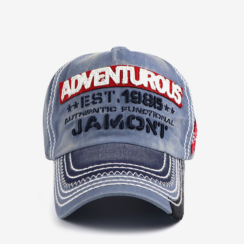 高頂純棉刺繡款棒球帽防曬透氣夏季必備男女同款-uolomall