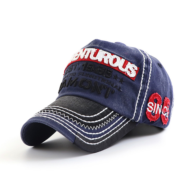 高頂純棉刺繡款棒球帽防曬透氣夏季必備男女同款-uolomall