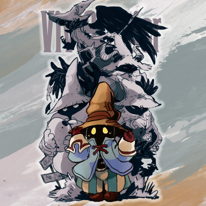 最終幻想9聯名比比奧爾尼迪亞 親子情侶裝寬鬆短袖T