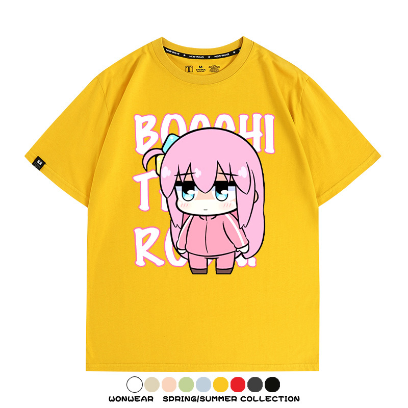 Q版孤獨搖滾 親子情侶裝寬鬆短袖T