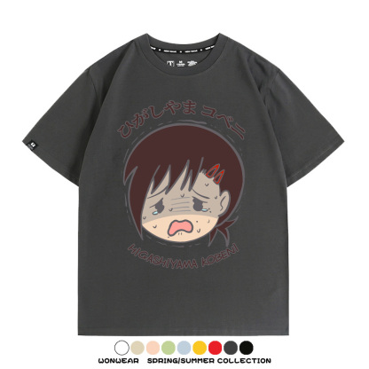 鏈鋸人東山小紅動漫周邊短袖T恤