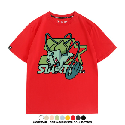 精靈寶可夢Q版動漫周邊短袖T恤