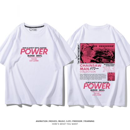 鏈鋸人 2024親子情侶男女同款 T恤