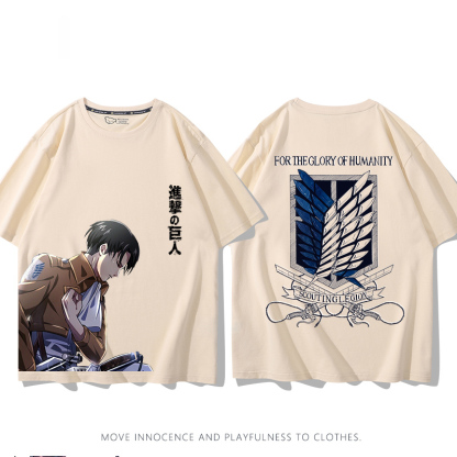 進擊的巨人 2024親子情侶男女同款 T恤