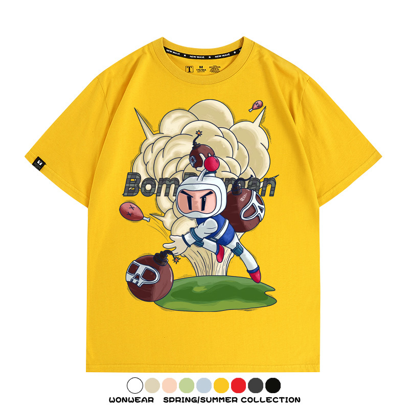 轟炸超人遊戲周邊短袖T恤