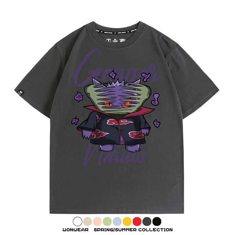 耿鬼火影忍者聯名動漫周邊短袖T恤