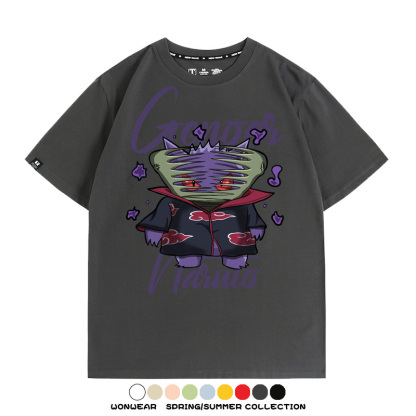 耿鬼火影忍者聯名動漫周邊短袖T恤